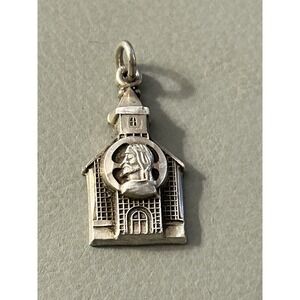 Vintage Hayward Sterling Silver 925 I am a Protestant Church Charm Religious 419